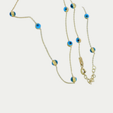 Gargantilla Ojitos Oro 14K