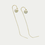 Arete Salome Chapa de Oro