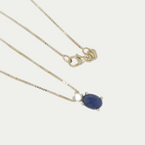 Juego Zafiro Oro 14K