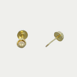 Honguito 4mm Oro 10K