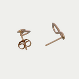 Arete Infinito Liso Oro 10K