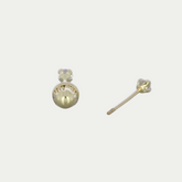 Broquel Zirconia 2mm Oro 10K