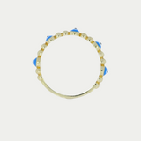 Anillo Ojitos Oro 10K