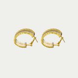 Arete Blanca Oro 14K