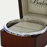 Brazalete Arcoiris Plata