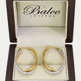 Arracadas Sharon Oro 10K