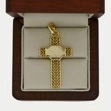 Cruz Tejida Oro 14K