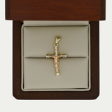Crucifijo Tubular Oro 10K