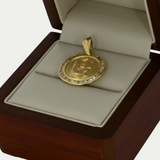 Medalla Primera Comunion 2.9cm Oro 14K