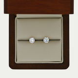 Broquel Zirconia 6mm Oro 14K