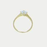 Anillo Agatha Oro 10K
