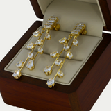 Arete Silvia Chapa de Oro