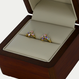 Arracadas Xudite Oro 10K