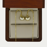 Arete Salome Chapa de Oro