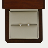 Broquel Zirconia 3mm Oro 14K