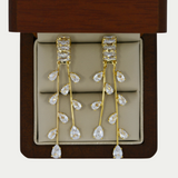 Arete Silvia Chapa de Oro
