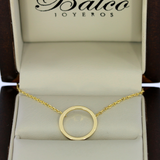 Gargantilla con Aro Oro 10K