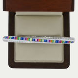 Brazalete Arcoiris Plata