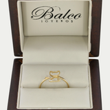 Anillo Gatito Oro 10K