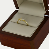 Anillo Ondina Oro 10K