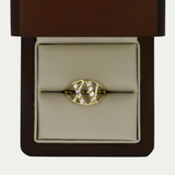 Anillo Celeste Oro 10K