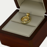 Medalla Primera Comunion 2.2 cm Oro 10K