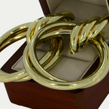 Arracada Rebeca Chapa de Oro