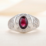 Anillo Graduación Primaria Piedra Plata