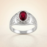 Anillo Graduación Kinder Piedra Plata