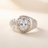 Anillo Graduación Kinder Piedra Plata