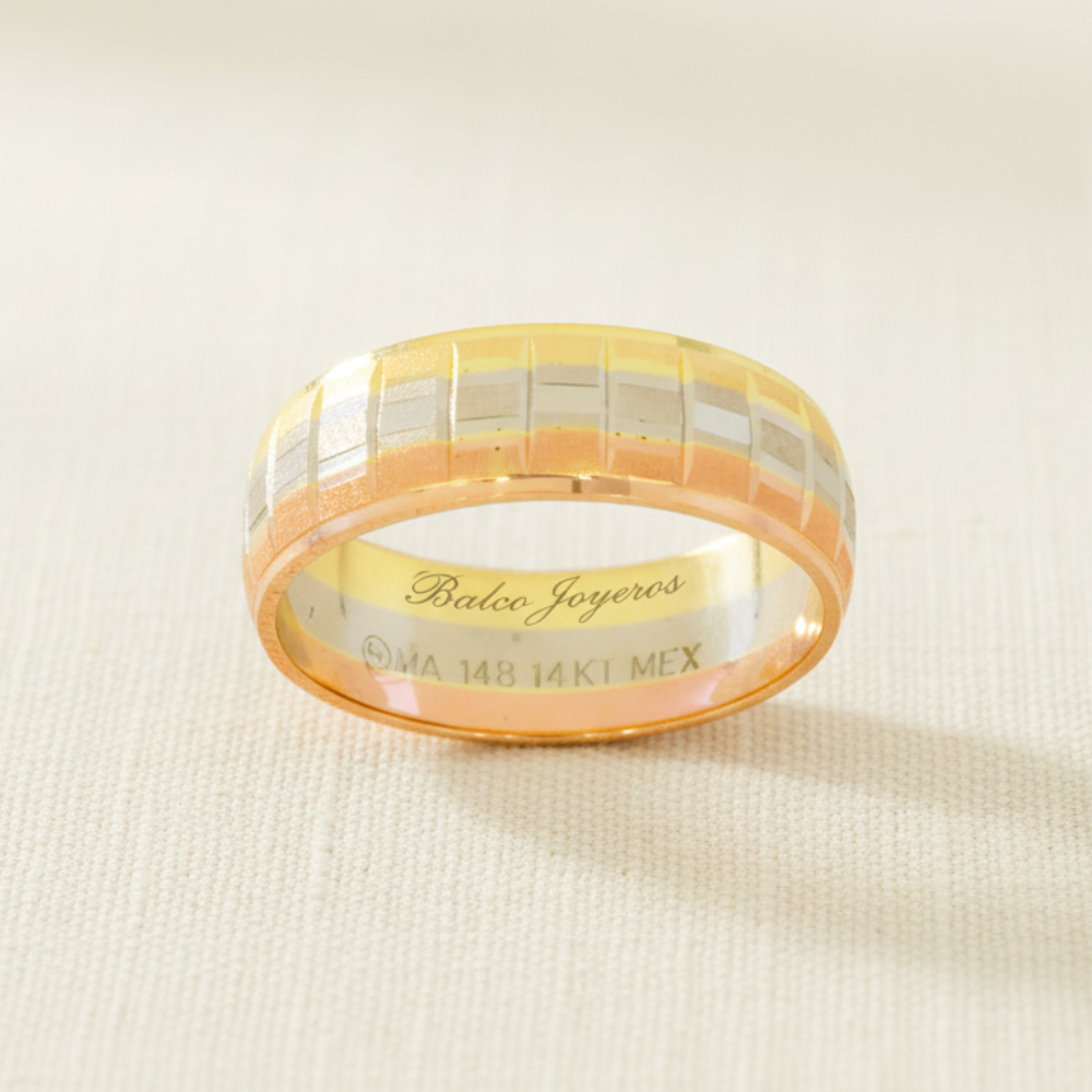 Argolla Oro 14K Cóncavo 1046L