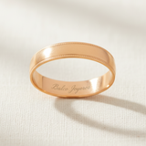 Argolla Oro 10K Cóncavo 111BIS