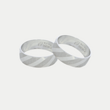 Par de Argollas Oro 14K Cóncavo 1219B