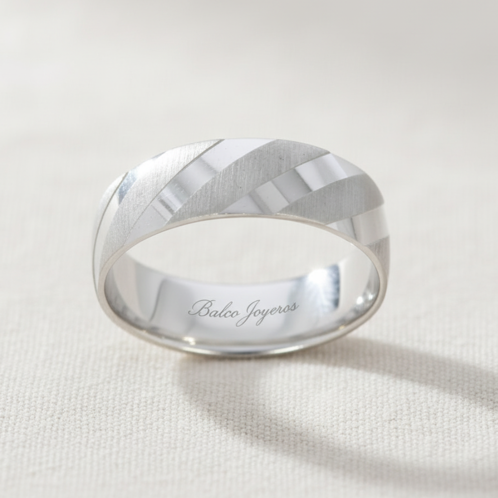 Argolla Oro 14K Cóncavo 1219B