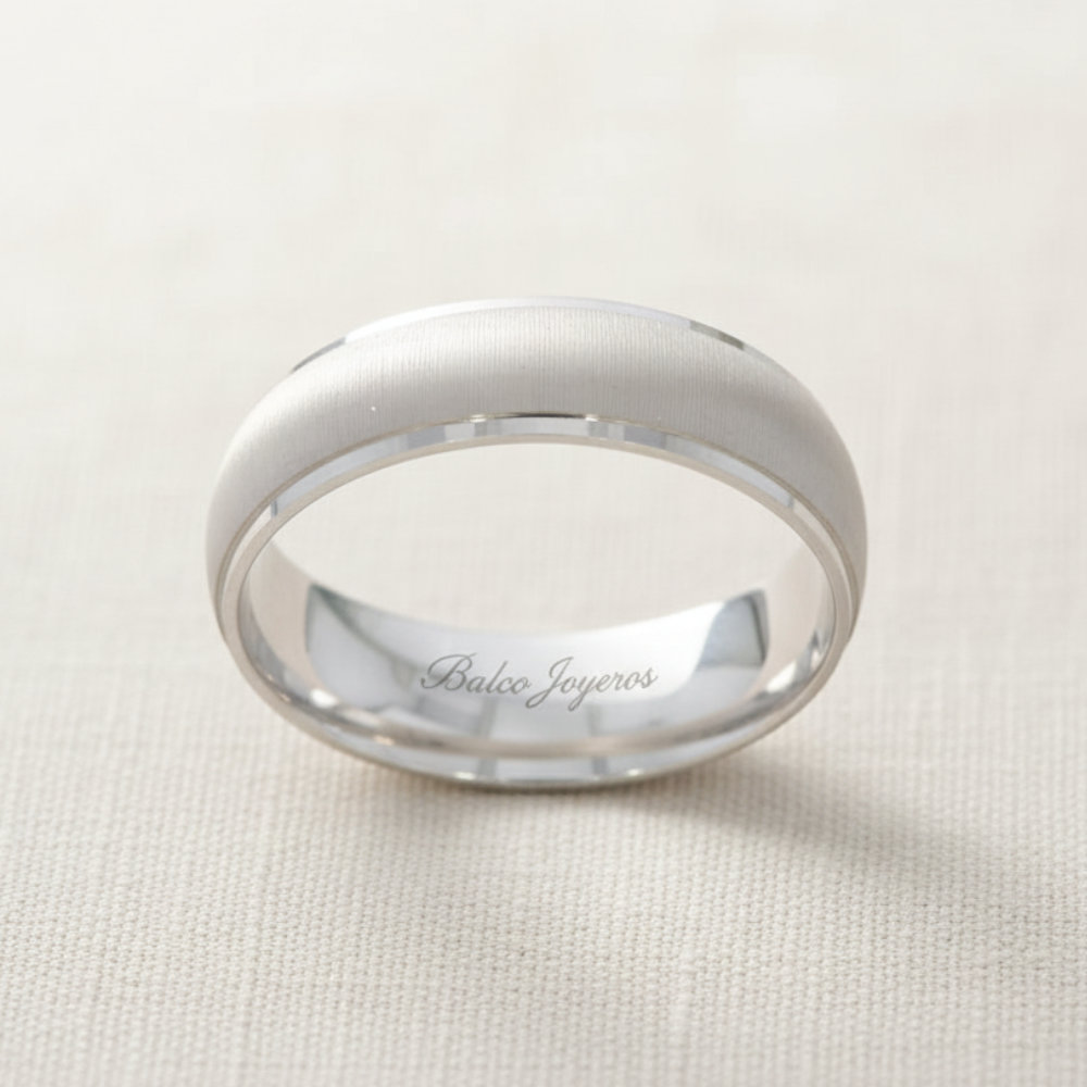 Argolla Oro 10K Cóncavo 153B