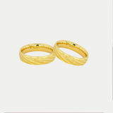 Par de Argollas Oro 14K Confort Hueco 18455M