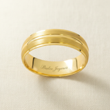 Argolla Oro 10K Cóncavo 2011