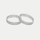 Par de Argollas Oro 10K Cóncavo 216B