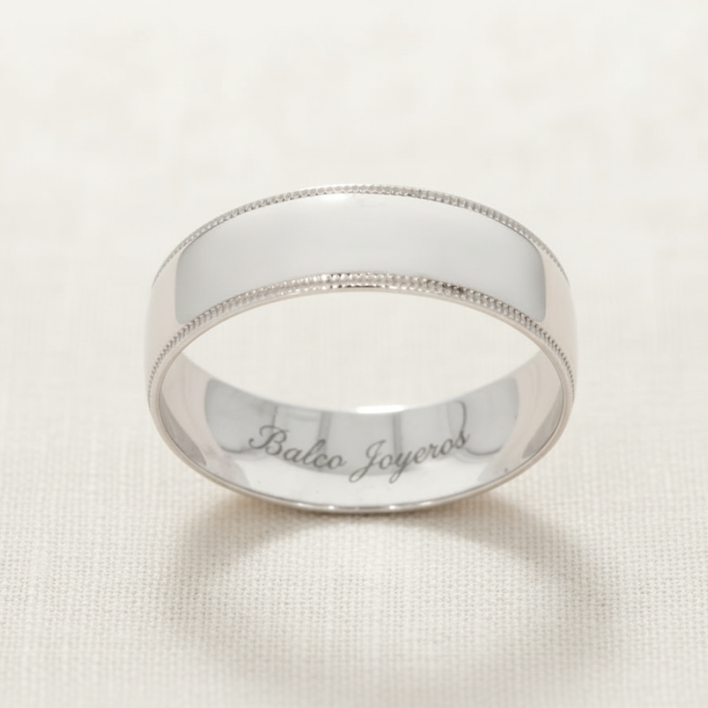 Argolla Oro 10K Cóncavo 222B