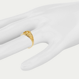 Anillo Graduación Kínder Búho Oro 10K