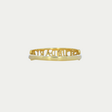 Anillo Secundaria Sencillo Combinado Oro 10K