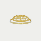 Anillo Graduación Primaria Onda Oro 10K