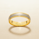 Argolla Oro 14K Cóncavo A525-4
