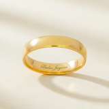 Argolla Oro 14K Confort Hueco 63-4A