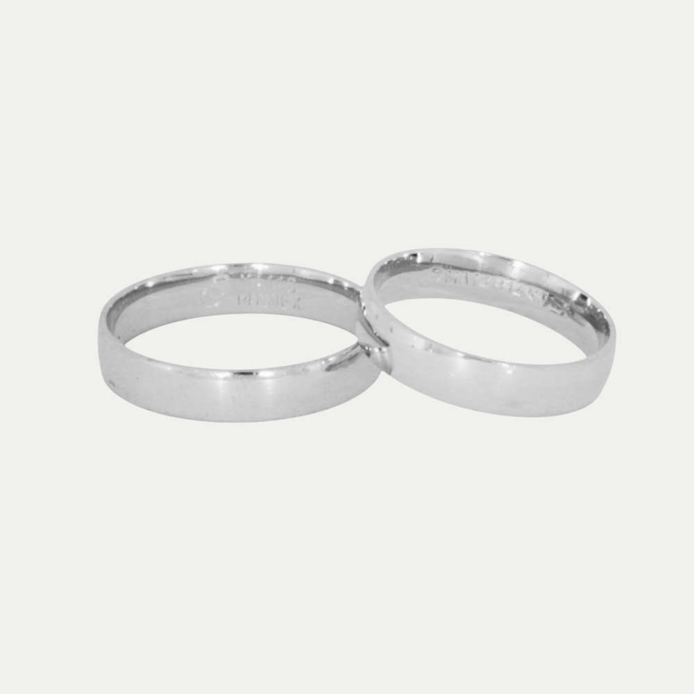 Par de Argollas Oro 14K Confort Hueco 634B