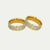 Par de Argollas Oro 14K Confort Sólido 705CF