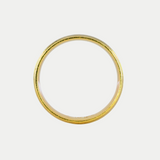 Par de Argollas Oro 14K Confort Sólido 705CF