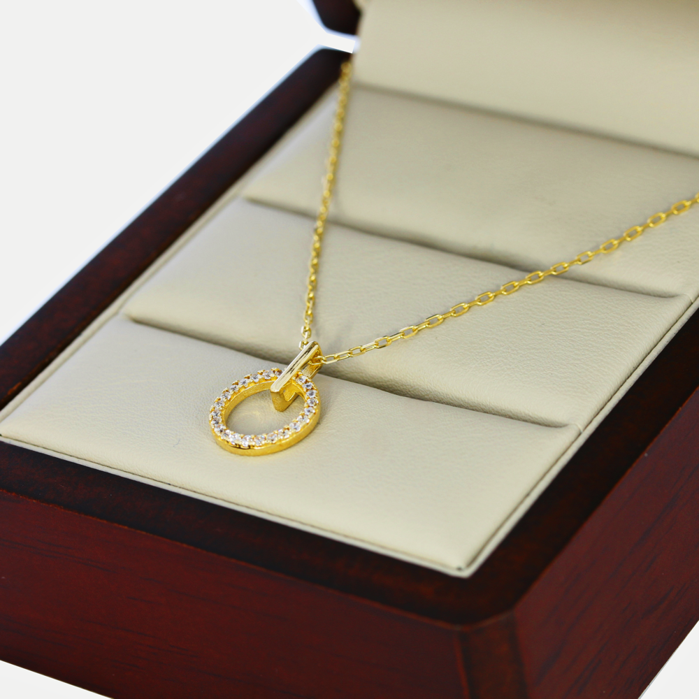 Gargantilla Camelia Oro 10K