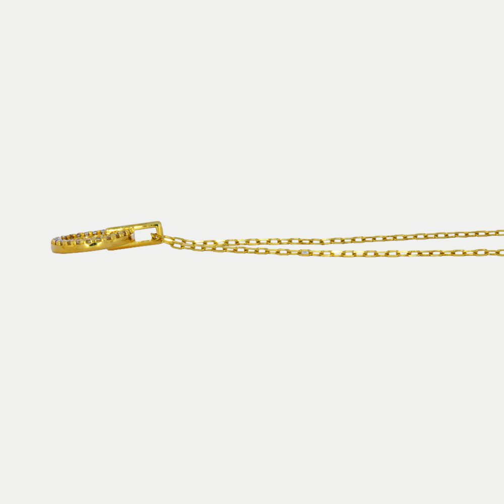 Gargantilla Camelia Oro 10K
