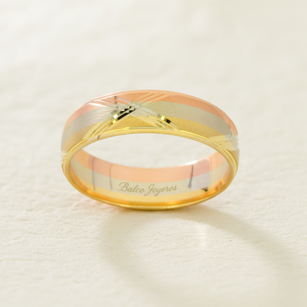 Argolla Oro 10K Cóncavo 800126